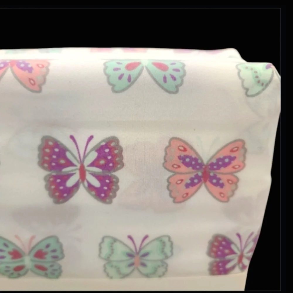 4pc Butterfly King Bed Sheet Set Decor New